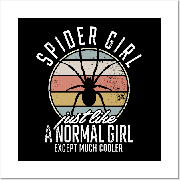 Spider Girl Just like a normal Girl Wall Art by Stoney09